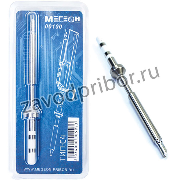МЕГЕОН 100C4 — жало для паяльной станции МЕГЕОН 00100