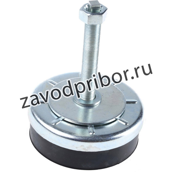 ZAL12040V120, M16 Natural Rubber Adjustable Foot, 1000daN Static Load Capacity