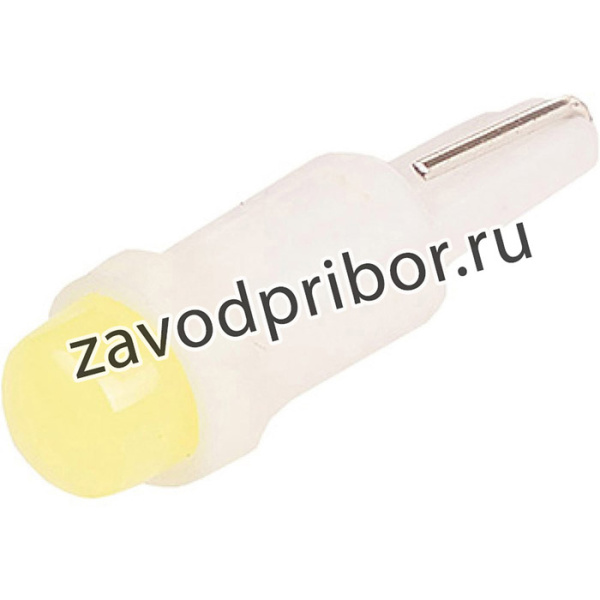 Автолампа диод T5 12V 1 COB Блистер без цоколя 1-конт компл. 2 шт. Габариты, номер, салон S08201359