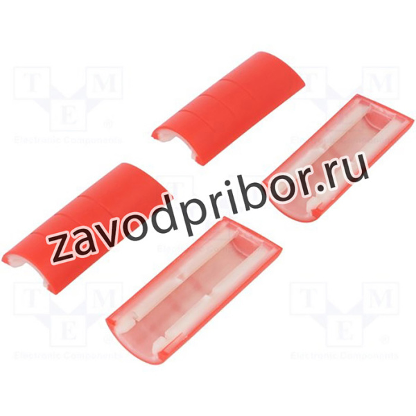 RT-33133425, Уголок резиновый, Серия: 33, красный, Кол-во шт: 4