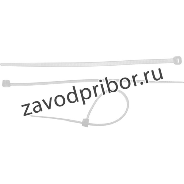 Кабельные стяжки белые КС-Б2, 2.5 х 200 мм, 50 шт, нейлоновые, ЗУБР Профессионал