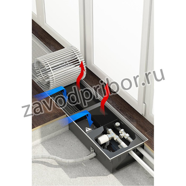 Конвектор Varmann с вентилятором Qtherm Q 230.75.1500 RR U EV1