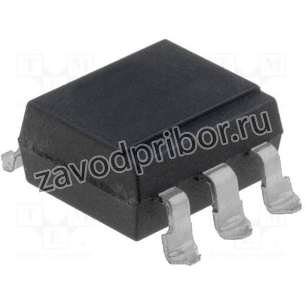 H11L3SM, Оптрон, SMD, Каналы: 1, Вых: с триггером Шмидта, Gull wing 6