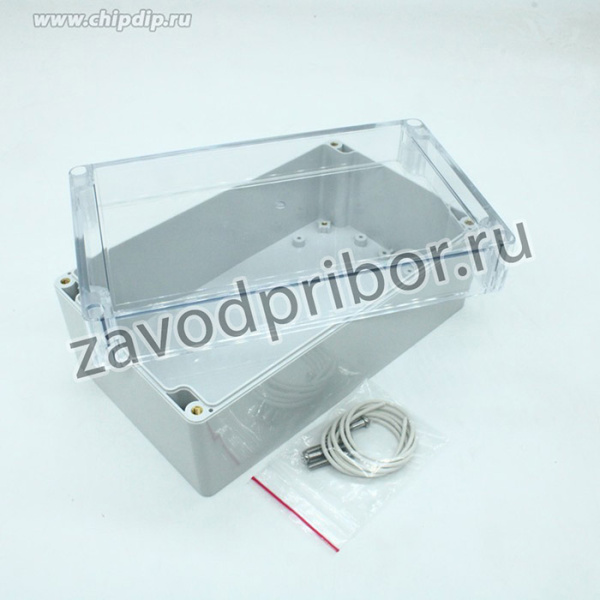 G2111C, Корпус пластмассовый, герметичный, с прозрачной крышкой, 200 x 120 x 90