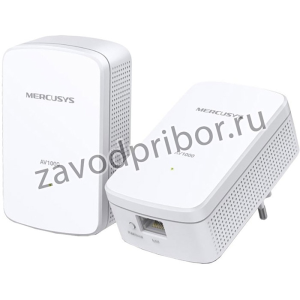 Сетевой адаптер Powerline Mercusys MP500 KIT AV1000 Gigabit Ethernet (упак