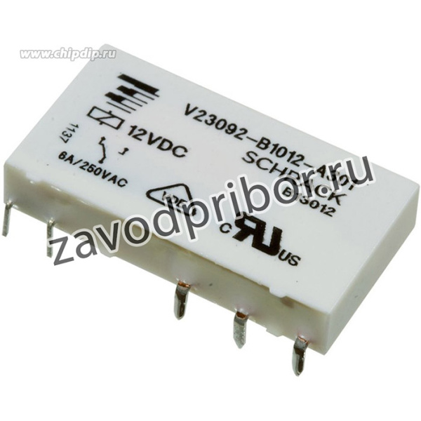 7-1393236-1, (V23092-B1012-A301), Реле постоянного тока 12В 6А, Конфиг: 1C