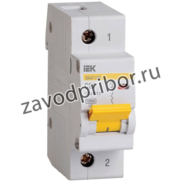 Выключатель автоматический модульный 1п C 25А 10кА ВА47-100 IEK MVA40-1-025-C