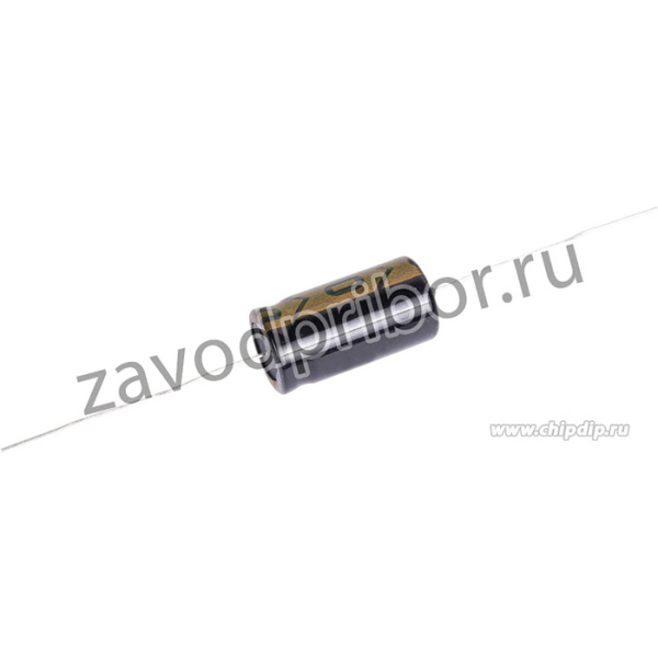 ECAP AXIAL (К50-29), 100 мкФ, 16 В, 105°C, Конденсатор электролитический алюминиевый аксиальный