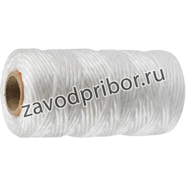 50031-060, ЗУБР d 1,8 мм, 60 м, 1200 текс, 50 кгс, белый, полипропиленовый шпагат (50031-060)