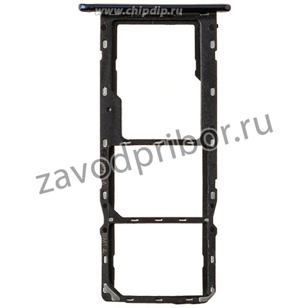 Держатель (лоток) SIM карты для Huawei Honor 6C Pro JMM-L22 синий