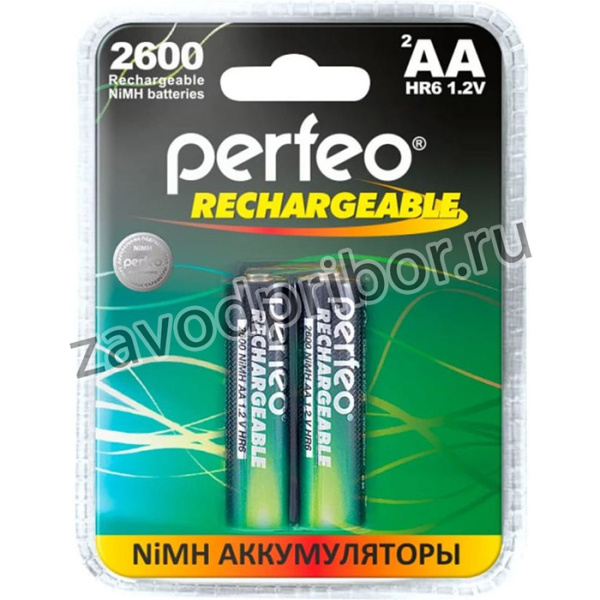 Аккумулятор AA2600mAh/2BL Пластик 30014781