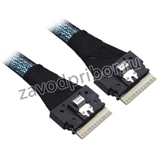 Кабель ACD-60007-MD Slimline SASx8 (SFF8654) -to- Slimline SASx8 (SFF8654), 1M, (аналог Broadcom 05-60007-00)