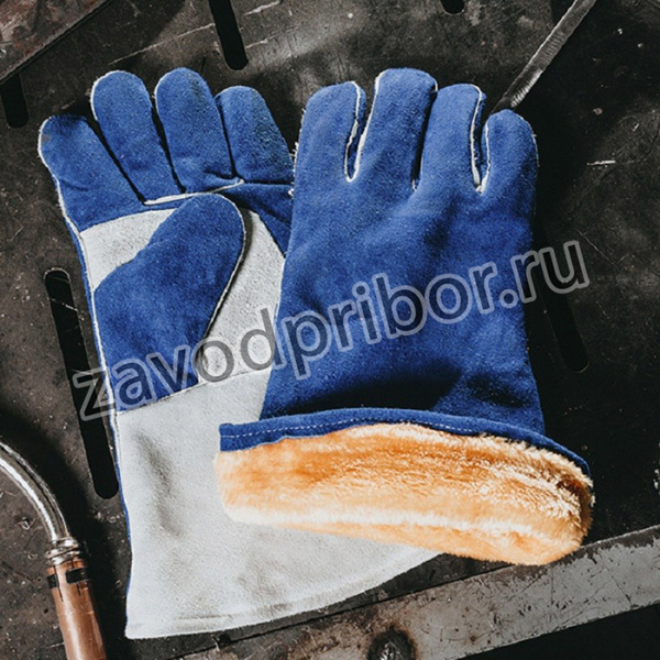Краги сварщика, цвет синий/серый, JWK601 Ferrus Frost 10/XL JWK601-XL