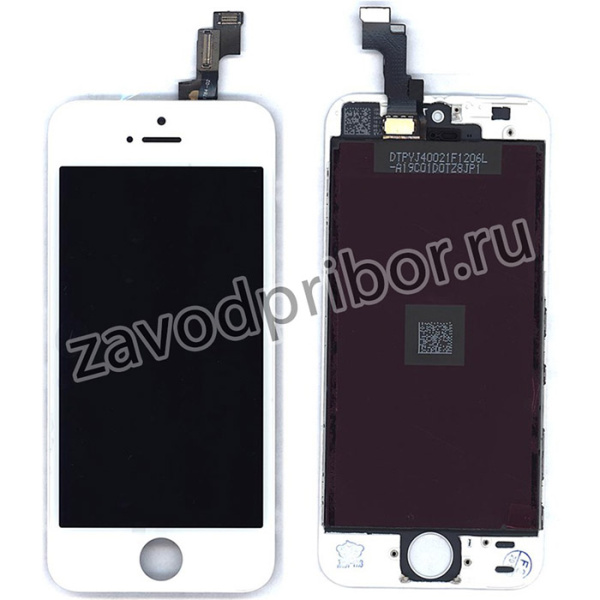 Дисплей (экран) в сборе с тачскрином для iPhone 5S/SE (Tianma) белый