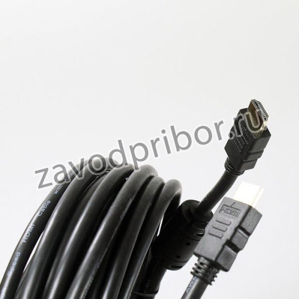 Кабель AOpen HDMI 19M/M+2 фильтра 1.4V+3D/Ethernet AOpen ACG511D-15M 15m, позолоченные контакты