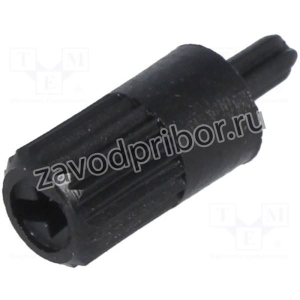 CA66022B, Ручка для монтажного потенциометра CA6 черная, D 5 mm.