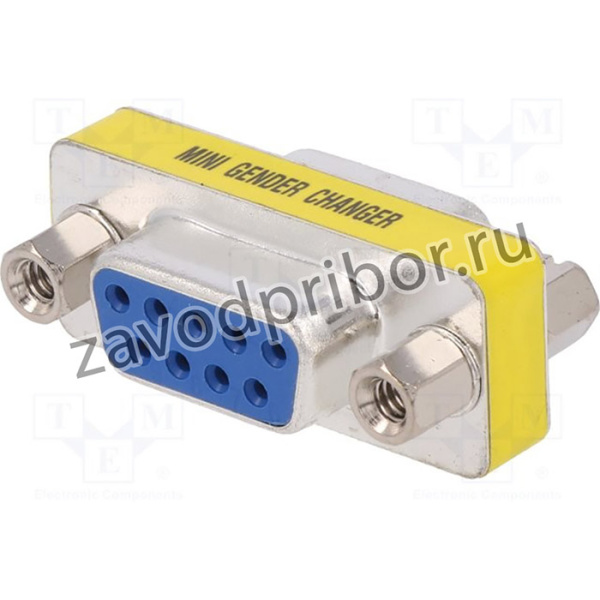 AK-610506-000-I, Адаптер, D-Sub 9pin гнездо, с обеих сторон, соединение 1: 1