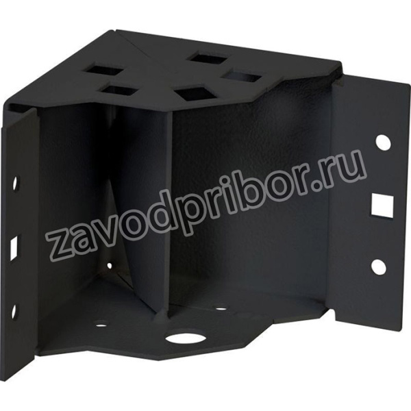 Угол цоколя 100 IP54 RAL7021 сер. FORMAT (уп.4шт) IEK YKM41D-FO-KC-010-54