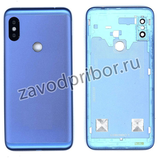 Задняя крышка для Xiaomi Redmi Note 6 голубая