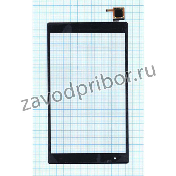 Сенсорное стекло (тачскрин) для Lenovo Tab 4 8 Plus TB-8704 черное