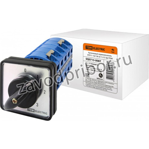 Многоступенчатый переключатель КПУ11-16/136 0-1-2-3 3р SQ0715-0087