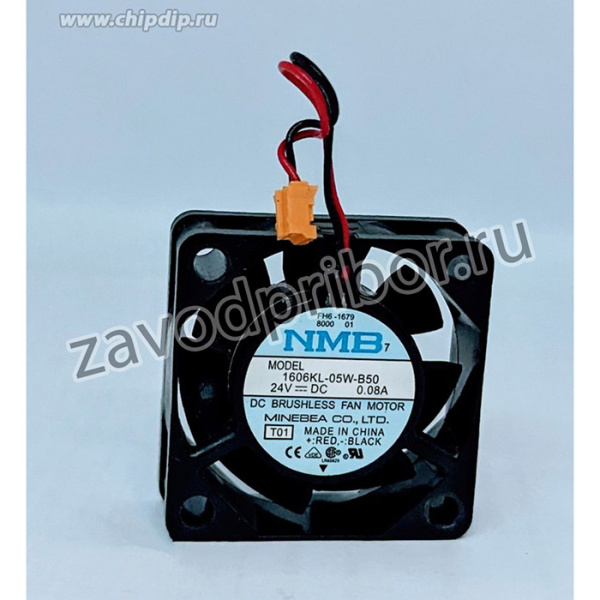 Вентилятор NBM 1606kl-05w-b50 24v, 0,08A NMB 40x15