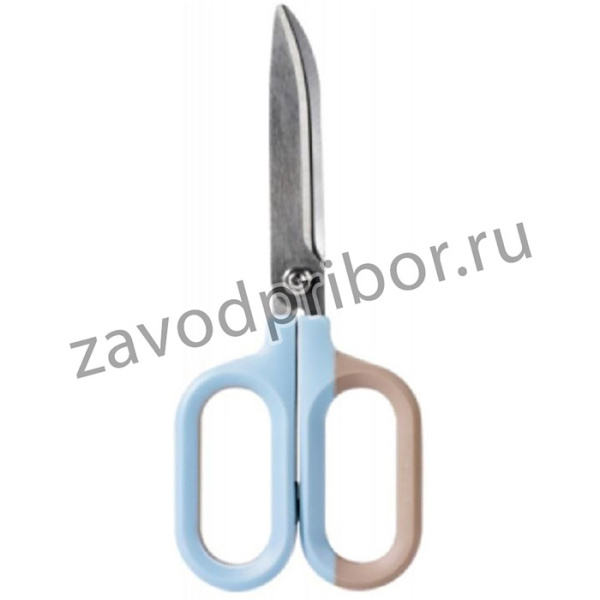 Ножницы Deli NuSign ENS055 180мм синий блистер