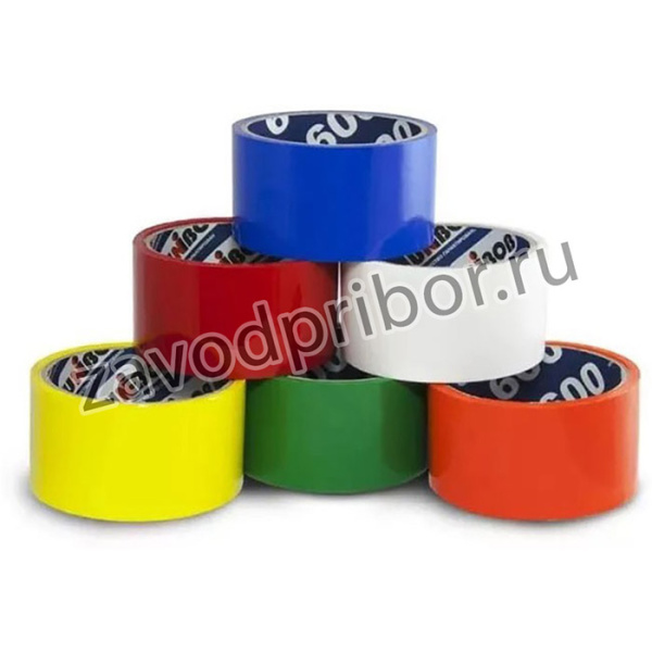 Клейкая лента упаковочная Unibob Universal Светофор 16262 ассорти шир.48мм дл.38м 45мкм полипропилен спайка (упак.:6шт)
