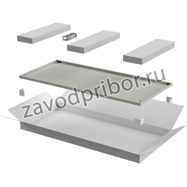 Дверь металлическая для шкафа LINEA N 47U 600мм сер. ITK LN35-47U6X-DM