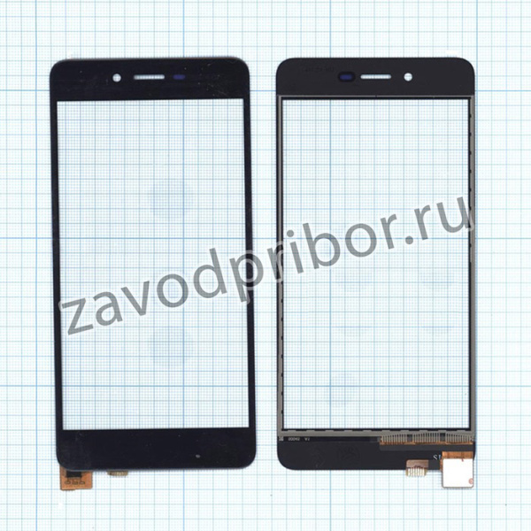 Сенсорное стекло (тачскрин) для Highscreen Easy S / Easy S Pro черное