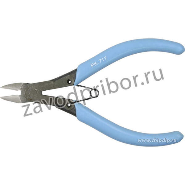 1PK-717, Кусачки прецизионные прямые (медь до 2мм, 125мм, пружина)