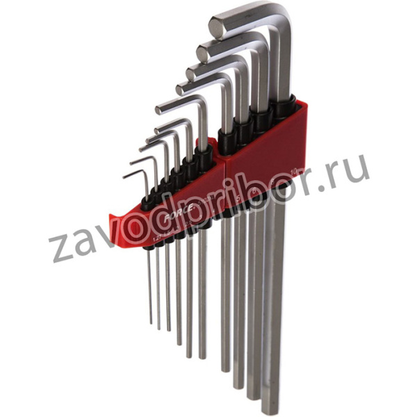Набор ключей Г-образных HEX 1,27-10 мм . 10 предметов 5102xL FORCE 5102XL