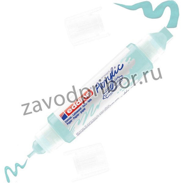 Маркер акриловый двусторонний 3D Edding 5400/916.Цвет Пастельный голубой