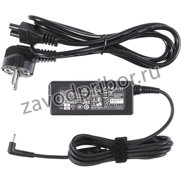 Зарядка 2,5x0,7mm / 19V / 40W 2,1A / ADP-40PH, EXA1004EH для ноутбука ASUS Eee PC X101CH, 1215P, X101H, 1015BX, 1011CX, 1025C, 1015B, 1001PX