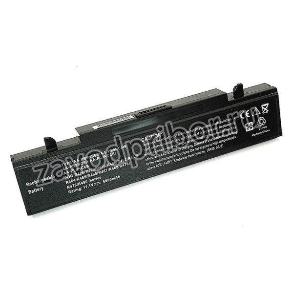 Аккумуляторная батарея для ноутбука Samsung R420 R510 R580 R530 (AA-PB9NC6B) 6600mAh OEM черная