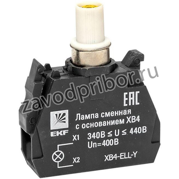 Лампа сменная с основанием XB4 желт.я. 400В PROxima EKF XB4-ELL-Y