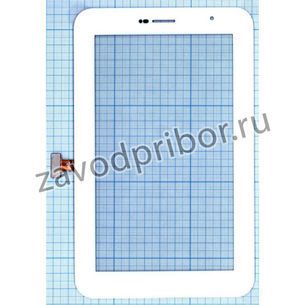 Сенсорное стекло (тачскрин) для Samsung Galaxy Tab P6200 белое