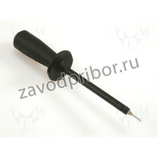 PRUEF2610FT-SW, Измерительный щуп, 1А, 1кВ, черный, Диам.конца: 0,75мм, 972318100