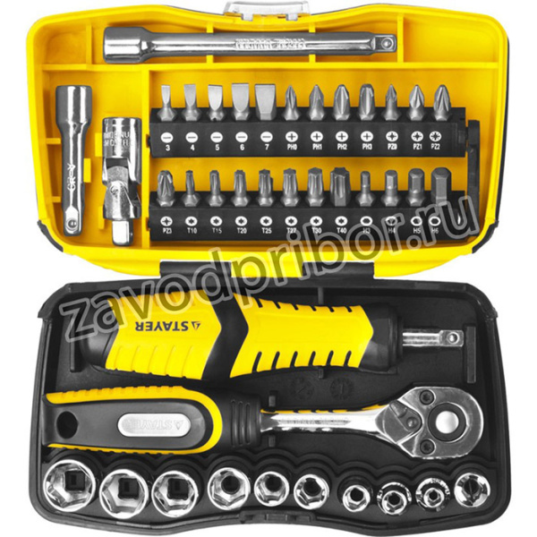 25135-H39, STAYER Pro Compact 39 39 предм., Универсальный набор инструмента (25135-H39)