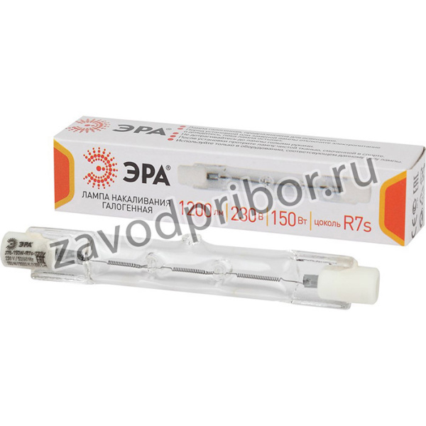 J78-150W-R7s-230V ЭРА (галоген, J78, 150Вт, нейтр, R7s) Б0048492
