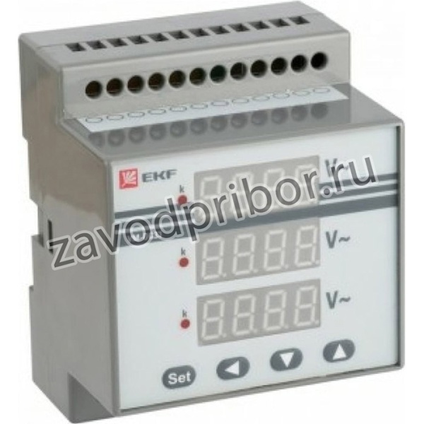 Цифровой трехфазный вольтметр VD-G33 на DIN PROxima SQvd-g33