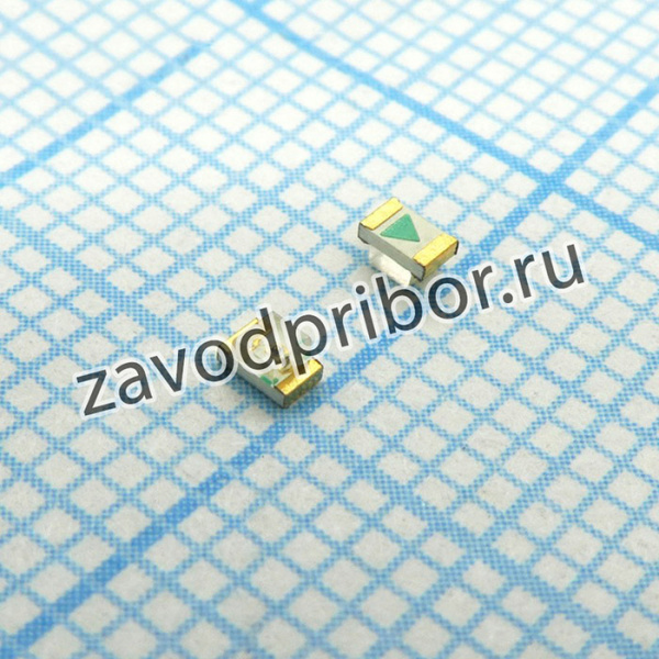 KP-2012SURC, Светодиод smd 2х1,25мм/красный/628нм/ 70-150мкд/прозрачный/120°