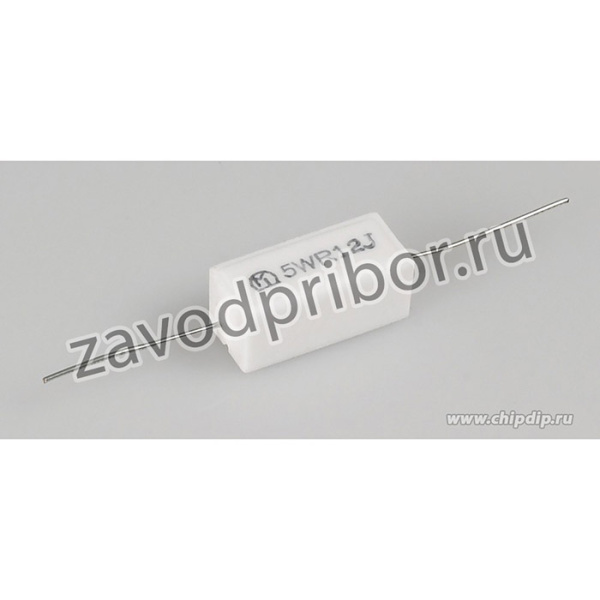 SQP 5 Вт 0.12 Ом, 5%, Резистор проволочный мощный (цементный)