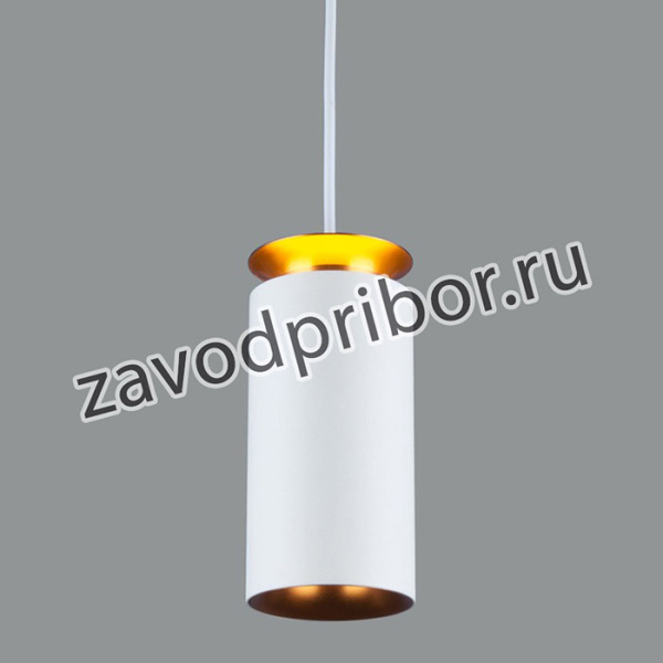 DLS021 9+4W 4200К / Подвесной светодиодный светильник белый матовый/золото