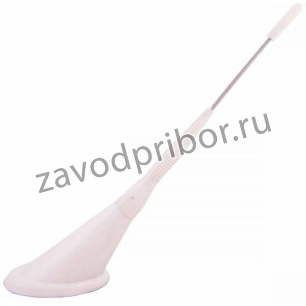 Тонкая декоративная антенна 15.5 см прямоугольное основание, белая S00201035