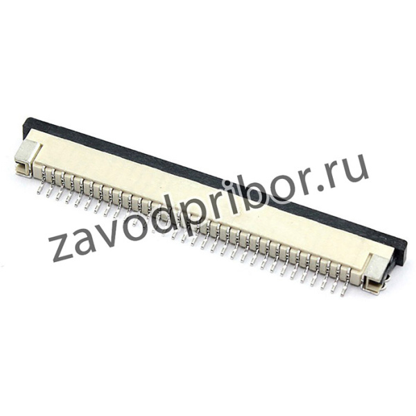 Разъем FPC Half Coverage Bottom Contact 1.0K-BX-32PWB 32 pin высота 2мм шаг 1мм