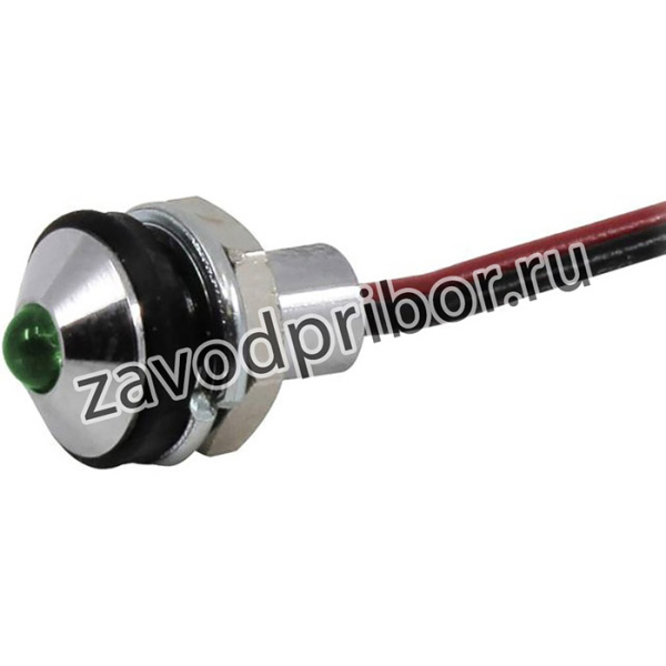 CD-1-2700-9920-I, LED PANEL INDICATOR, 6MM, GRN, 120VAC