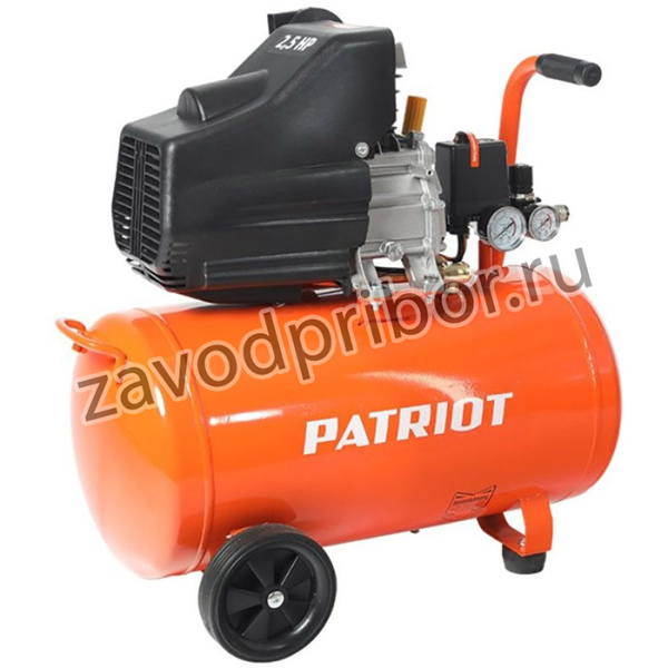 Компрессор PATRIOT EURO 50/260 1.8кВт 220В 260л/мин 50л выход быстросъём елочка 8мм