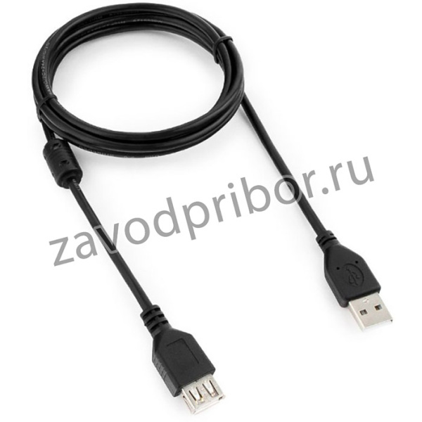 Кабель удлинитель USB2.0 Pro CCF-USB2-AMAF-6 AM/AF 1.8м экран черный