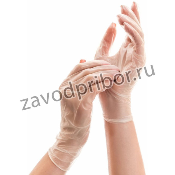 Перчатки Виниловые 100 шт./уп. размер L, 1021/L